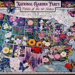 puzzle - National Garden Party - Petals Of The 50 States