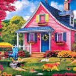 puzzle - The Pink Courtyard House